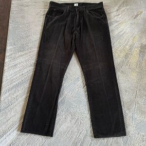 J Crew brown corduroy pants chocolate brown straight leg cotton 34 X 30